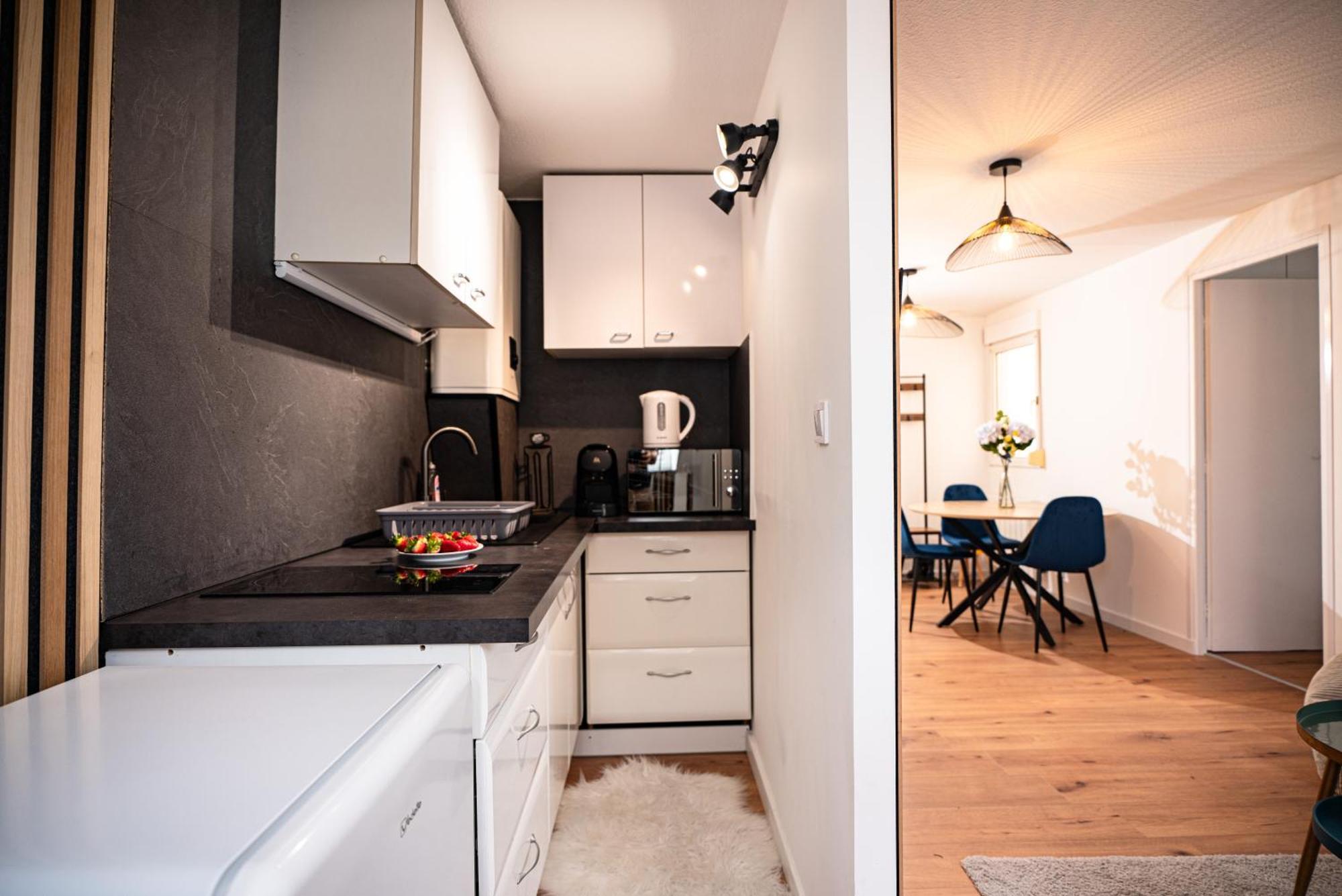 Moderne T2 Centre Sauna Wifi Home Office Netflix ストラスブール エクステリア 写真